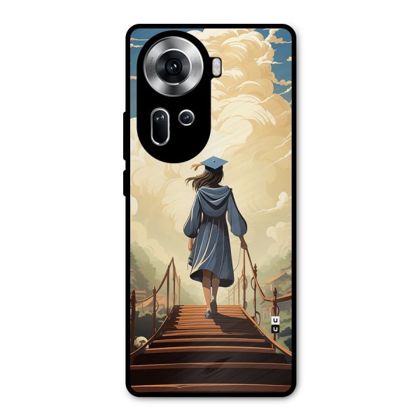 Stair Of Success Metal Back Case for Oppo Reno11 5G