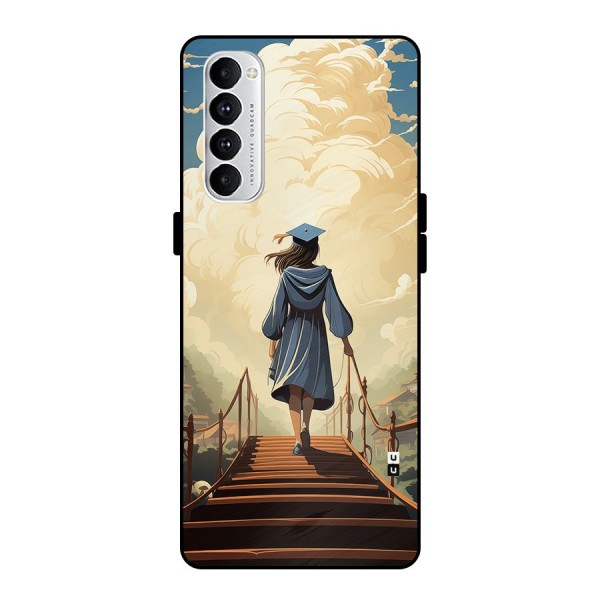 Stair Of Success Metal Back Case for Oppo Reno4 Pro