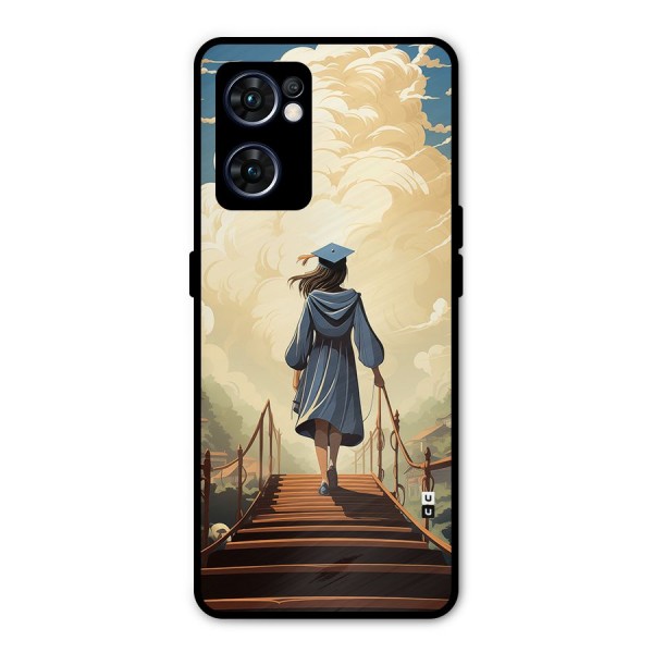 Stair Of Success Metal Back Case for Oppo Reno7 5G