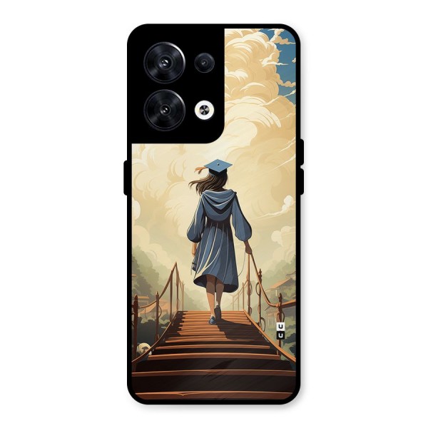 Stair Of Success Metal Back Case for Oppo Reno8 5G