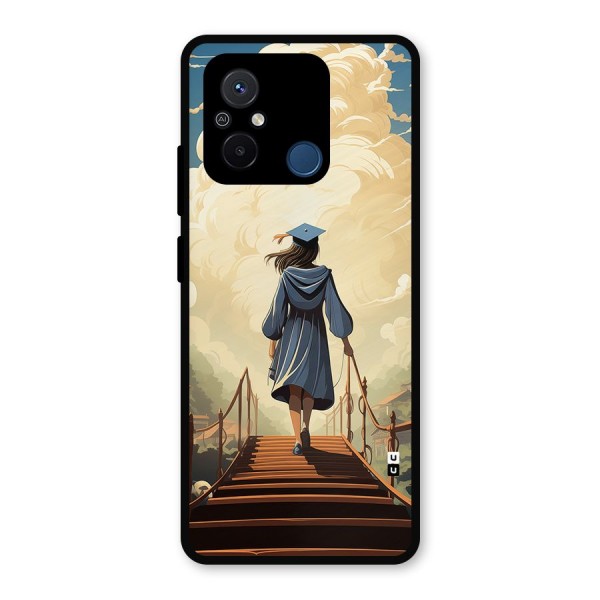 Stair Of Success Metal Back Case for Poco C55