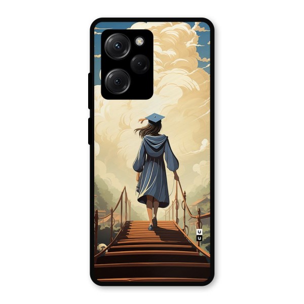 Stair Of Success Metal Back Case for Poco X5 Pro