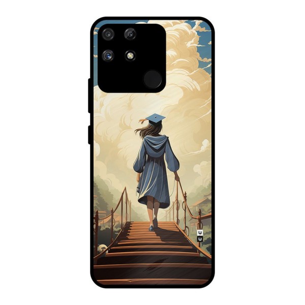 Stair Of Success Metal Back Case for Realme Narzo 50A