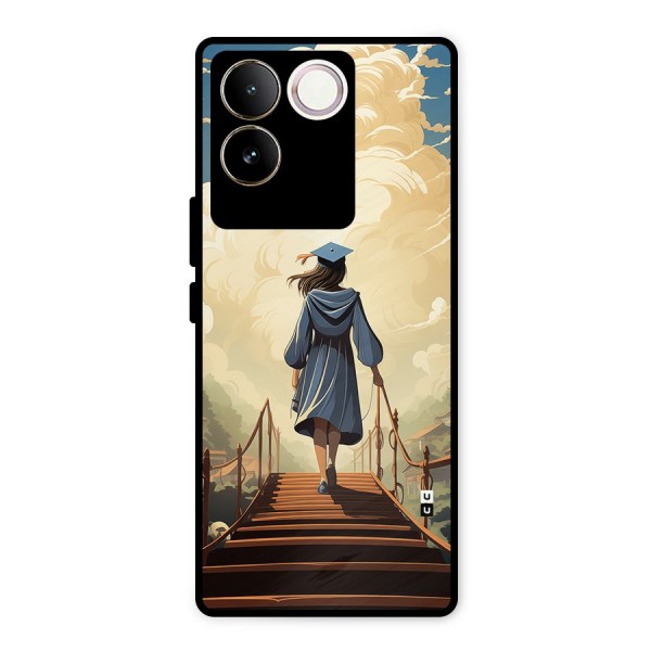 Stair Of Success Metal Back Case for Vivo T2 Pro