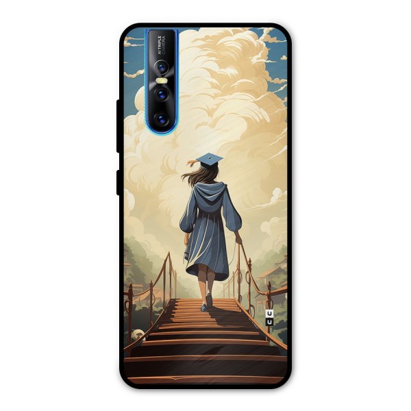 Stair Of Success Metal Back Case for Vivo V15 Pro