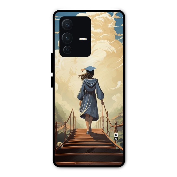 Stair Of Success Metal Back Case for Vivo V23 Pro