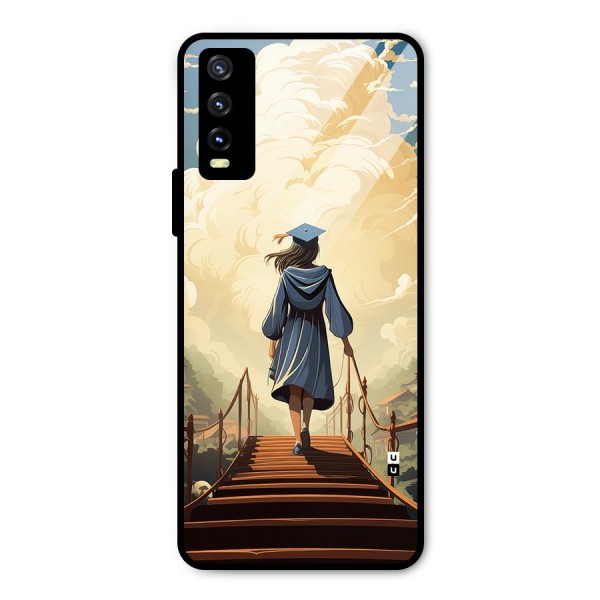 Stair Of Success Metal Back Case for Vivo Y20 2021