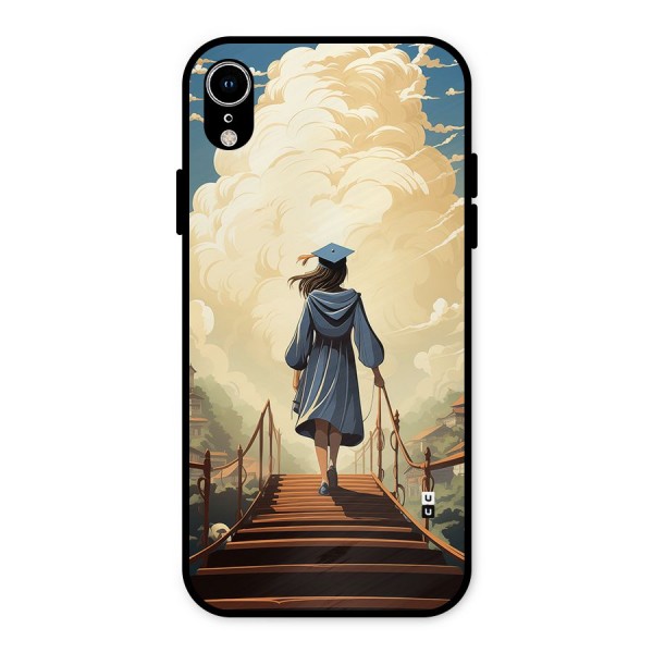 Stair Of Success Metal Back Case for iPhone XR
