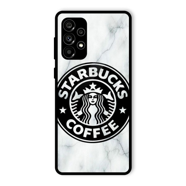 StarBuck Marble Glass Back Case for Galaxy A73 5G