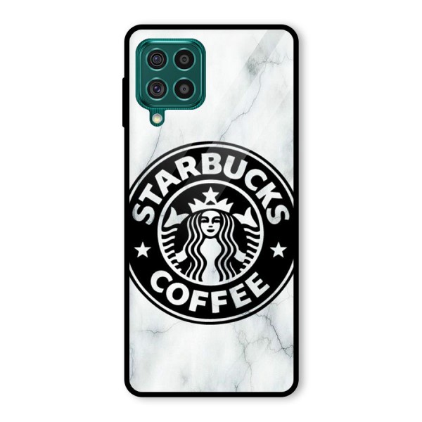 StarBuck Marble Glass Back Case for Galaxy F62