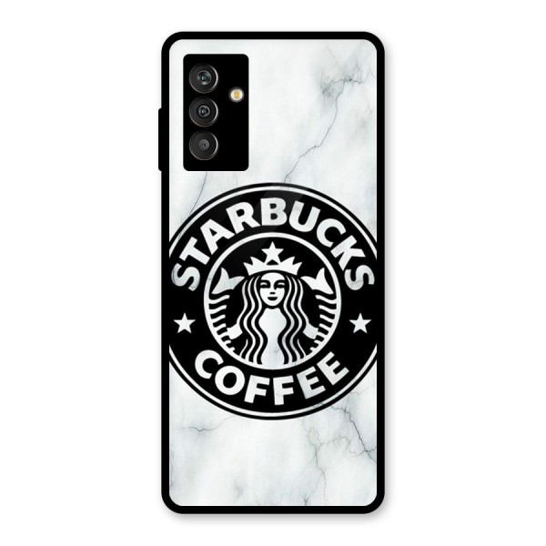 StarBuck Marble Glass Back Case for Galaxy M13