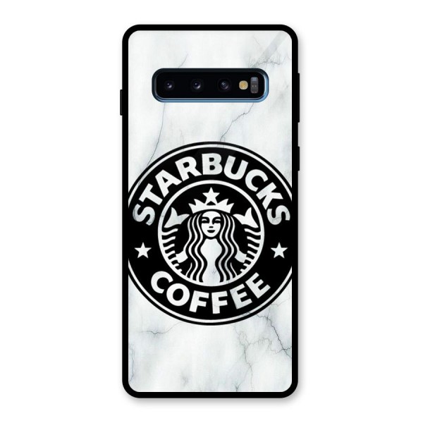 StarBuck Marble Glass Back Case for Galaxy S10