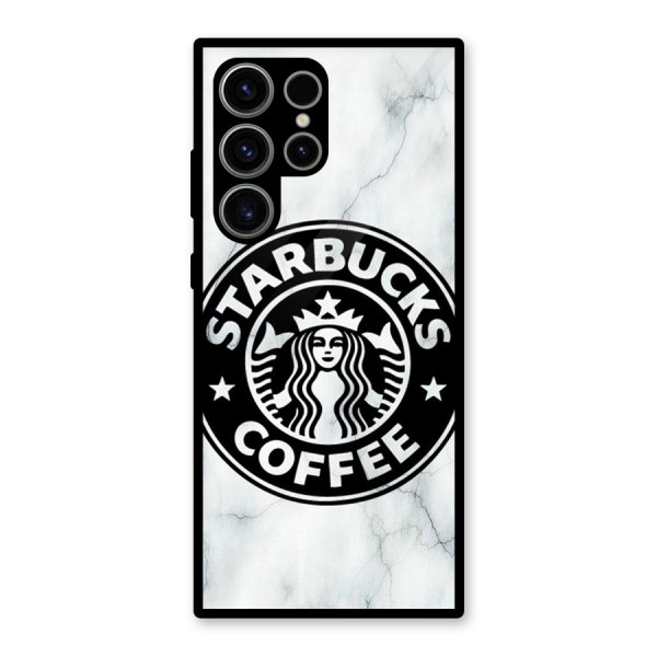 StarBuck Marble Glass Back Case for Galaxy S23 Ultra