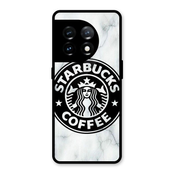 StarBuck Marble Glass Back Case for OnePlus 11