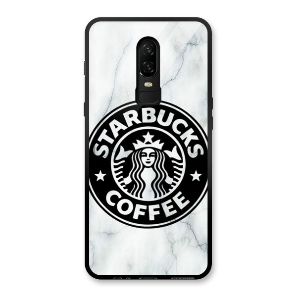 StarBuck Marble Glass Back Case for OnePlus 6