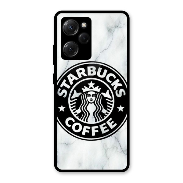 StarBuck Marble Glass Back Case for Poco X5 Pro