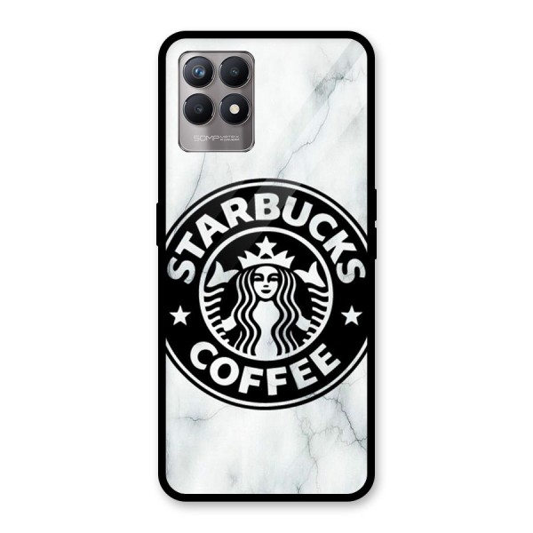 StarBuck Marble Glass Back Case for Realme 8i