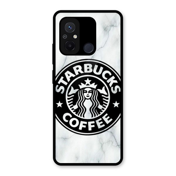 StarBuck Marble Glass Back Case for Redmi 12C