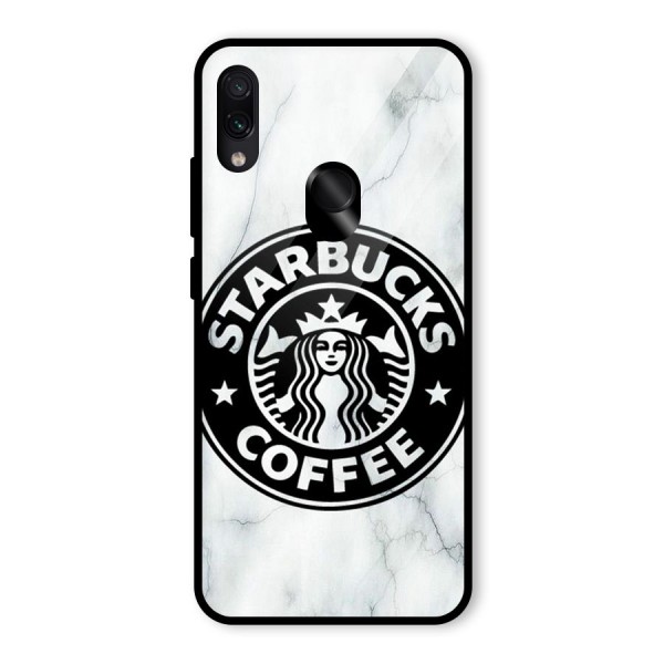 StarBuck Marble Glass Back Case for Redmi Note 7S