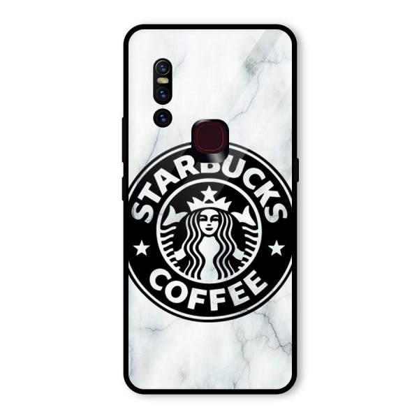 StarBuck Marble Glass Back Case for Vivo V15