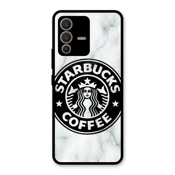 StarBuck Marble Glass Back Case for Vivo V23 5G