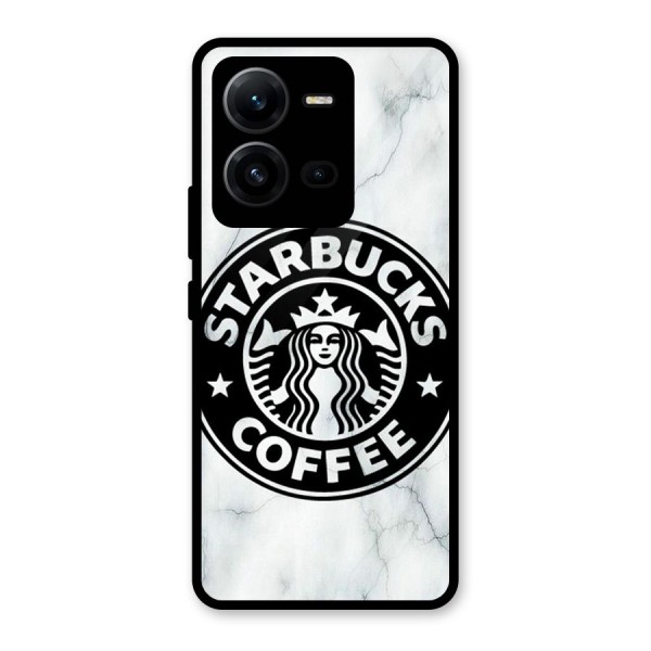 StarBuck Marble Glass Back Case for Vivo V25