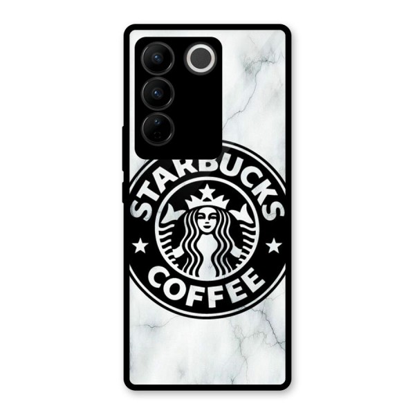 StarBuck Marble Glass Back Case for Vivo V27