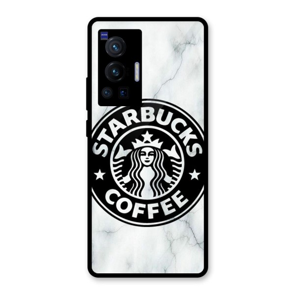 StarBuck Marble Glass Back Case for Vivo X70 Pro