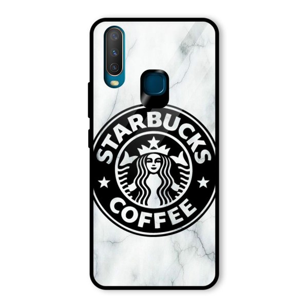 StarBuck Marble Glass Back Case for Vivo Y12