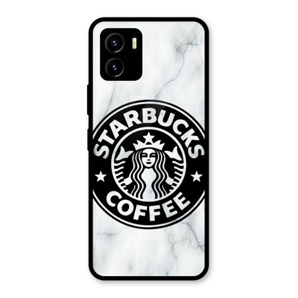 StarBuck Marble Glass Back Case for Vivo Y15s