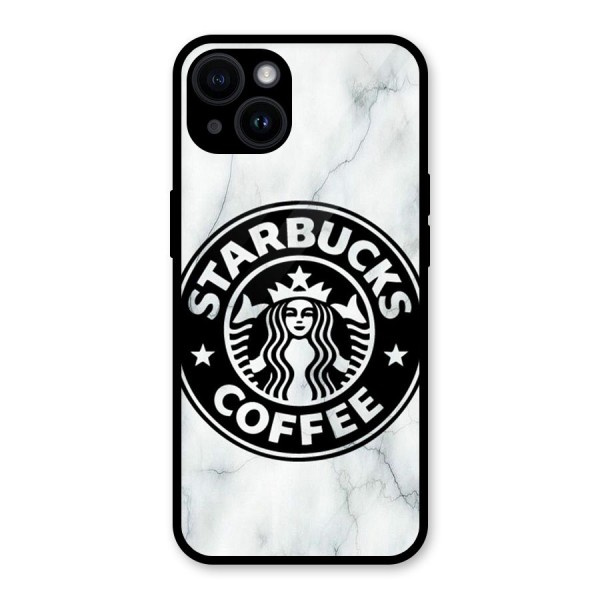 StarBuck Marble Glass Back Case for iPhone 14