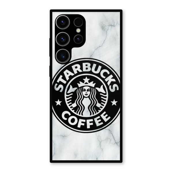 StarBuck Marble Metal Back Case for Galaxy S23 Ultra