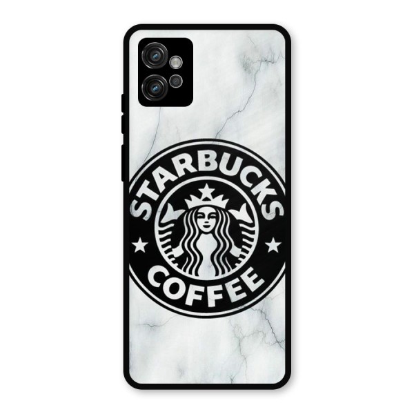 StarBuck Marble Metal Back Case for Moto G32