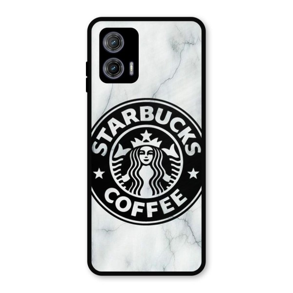 StarBuck Marble Metal Back Case for Moto G73