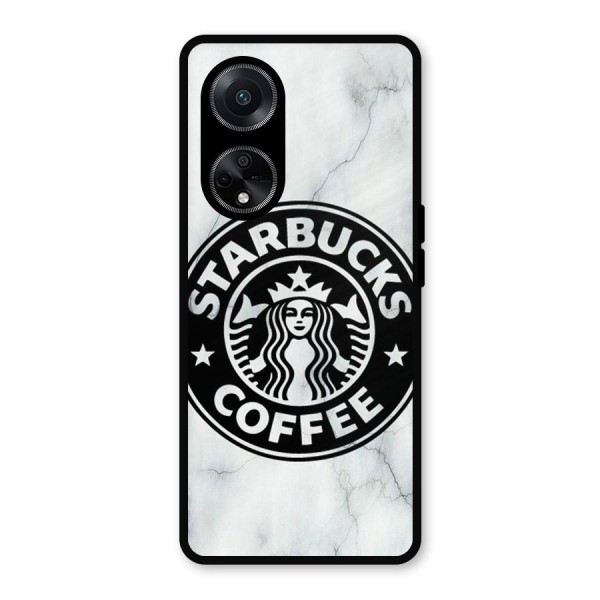 StarBuck Marble Metal Back Case for Oppo F23