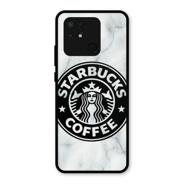 StarBuck Marble Metal Back Case for Redmi 10