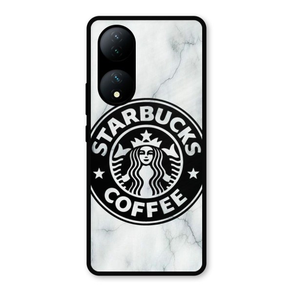 StarBuck Marble Metal Back Case for Vivo T2