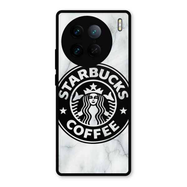 StarBuck Marble Metal Back Case for Vivo X90 Pro