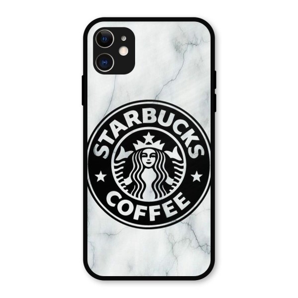 StarBuck Marble Metal Back Case for iPhone 11