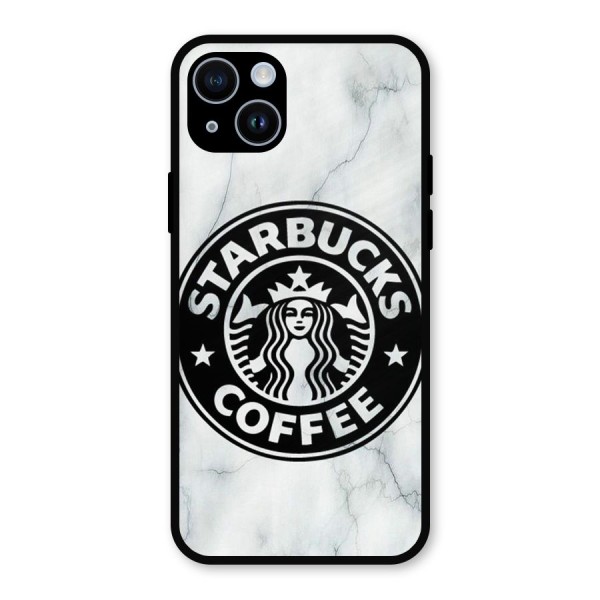 StarBuck Marble Metal Back Case for iPhone 14