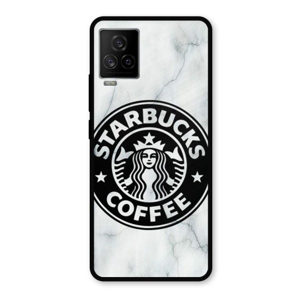 StarBuck Marble Metal Back Case for iQOO 7 Legend 5G