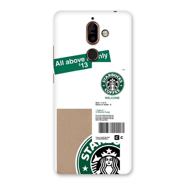 Starbucks Coffee Mocha Back Case for Nokia 7 Plus