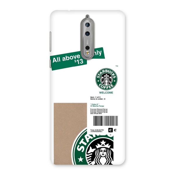 Starbucks Coffee Mocha Back Case for Nokia 8