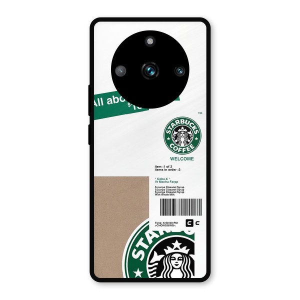 Starbucks Coffee Mocha Metal Back Case for Realme 11 Pro