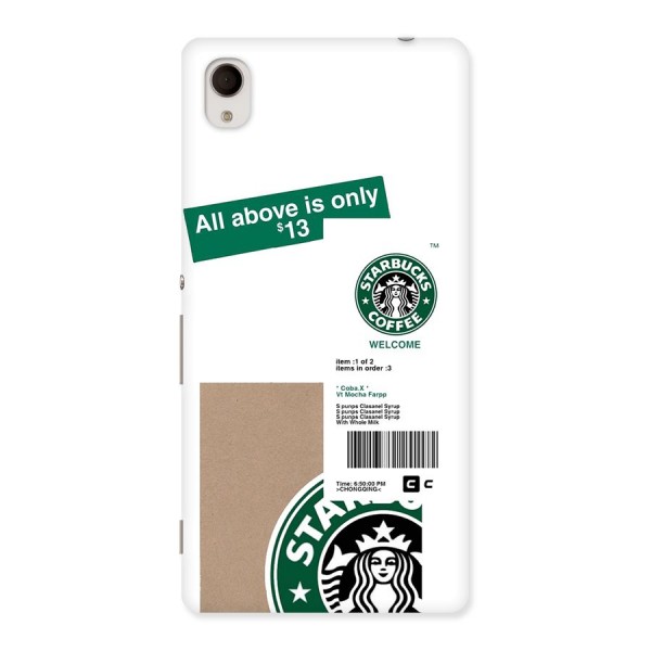 Starbucks Coffee Mocha Back Case for Xperia M4