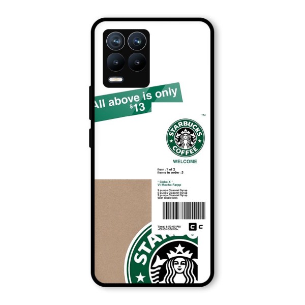 Starbucks Coffee Mocha Glass Back Case for Realme 8 Pro