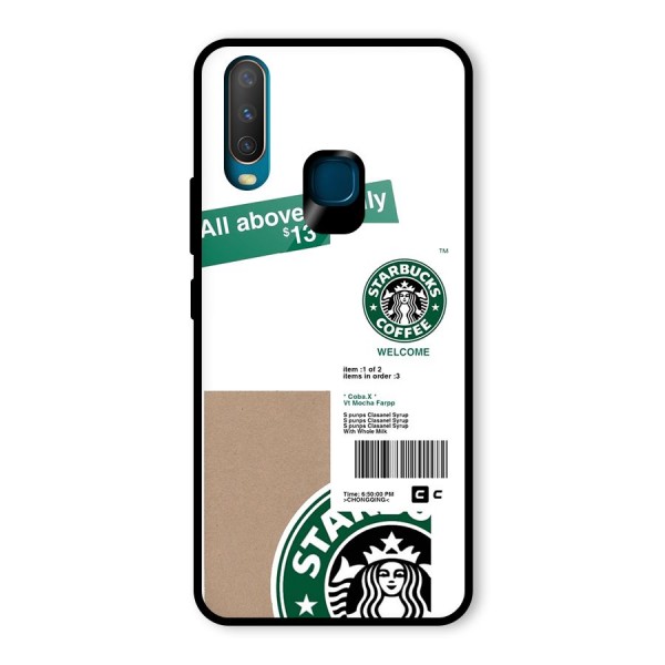 Starbucks Coffee Mocha Glass Back Case for Vivo Y15