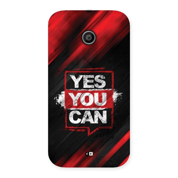 Stay Motivated Back Case for Moto E