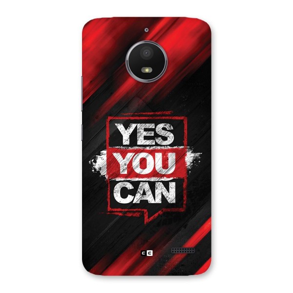 Stay Motivated Back Case for Moto E4