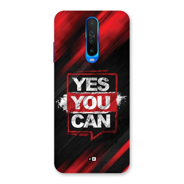 Stay Motivated Back Case for Poco X2